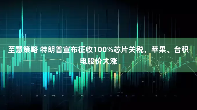 至慧策略 特朗普宣布征收100%芯片关税，苹果、台积电股价大涨